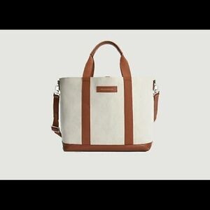 WANT LES  ESSENTIELS Marti Leather-Trimmed Tote Bag